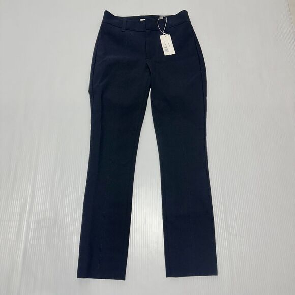 Vince Cigarette Pants Women's 2 Coastal Blue Stretch High-Rise Cropped NWT $325 - Picture 7 of 14